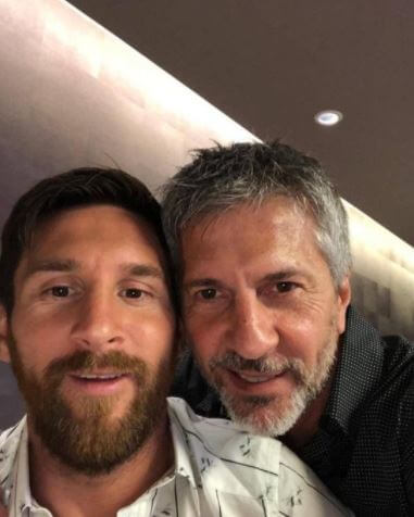 Celia Maria Cuccittini son Lionel Messi and husband Jorge Messi.